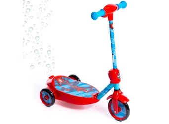  Spiderman Bubble Electric Scooter For Kids 3-5 Years 6v