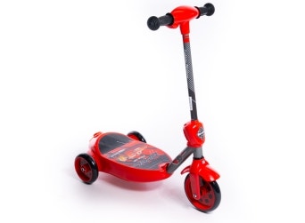 Huffy Disney Pixar Lightning McQueen Cars Bubble Electric Scooter For Kids 3-5 Years