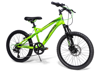 Huffy Extent Kids Mountain Bike 20" Wheel 6-9 Years 6 Speed - Antifreeze Green