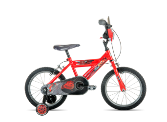 Huffy Disney Cars 16 Inch Kids Bike + Stabilisers