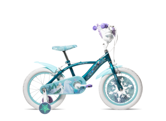 Disney Frozen 16-inch Kid's Bike, by Huffy, aged 5-7 years, Blue