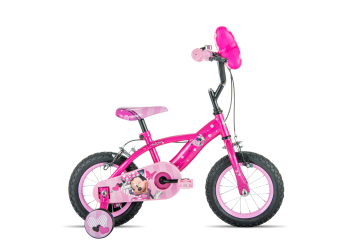 Huffy Disney Minnie Mouse Kids Bike 12 Inch Pink For 3-5 Year Old with Stabilisers