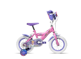 Disney Princess 12-inch Kid's Bike, Pink, by Huffy, aged 3-5 years