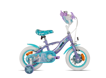 Disney Frozen 12-inch Kid's Bike, by Huffy, aged 3-5 years, Purple