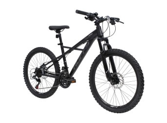 Huffy Korros Mountain Bike 24 Inch Black 21 Speed ​​for Kids 8-13 yrs
