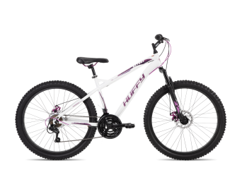 Huffy Extent 26in Womens Hardtail Mountain Bike White/Purple